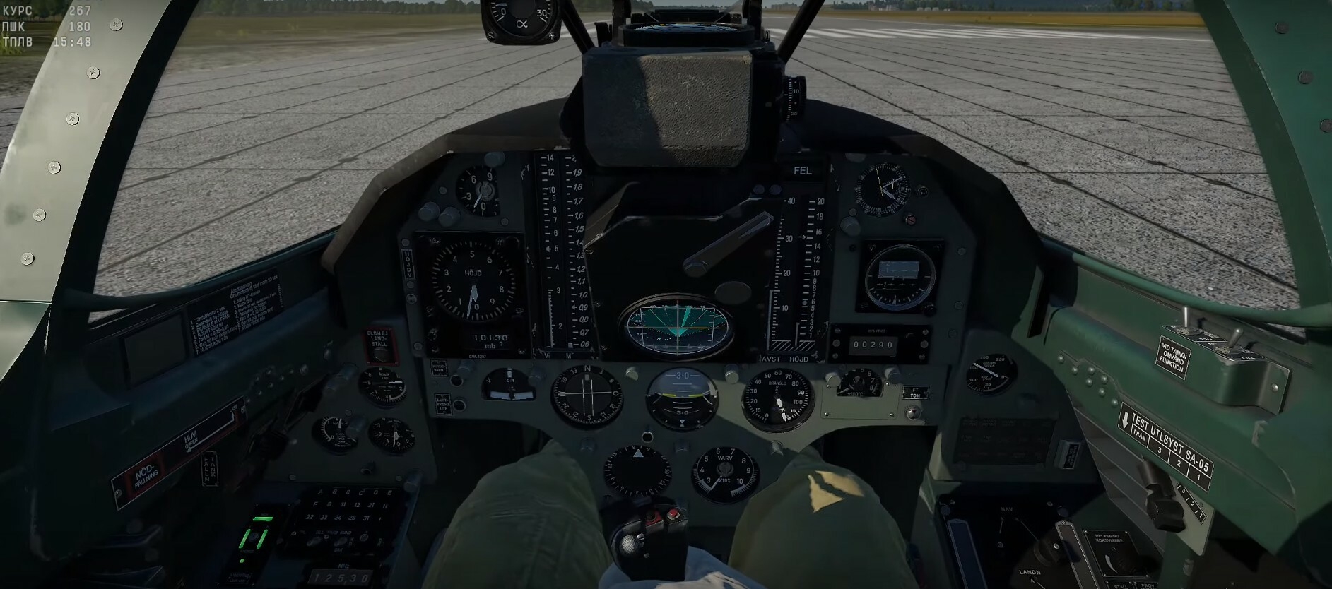 Fighter saab J35 draken